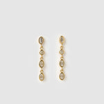 Brinco Isadora Cristal - Ouro 18K | SILLENE