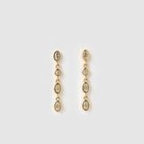 Brinco Isadora Cristal - Ouro 18K | SILLENE