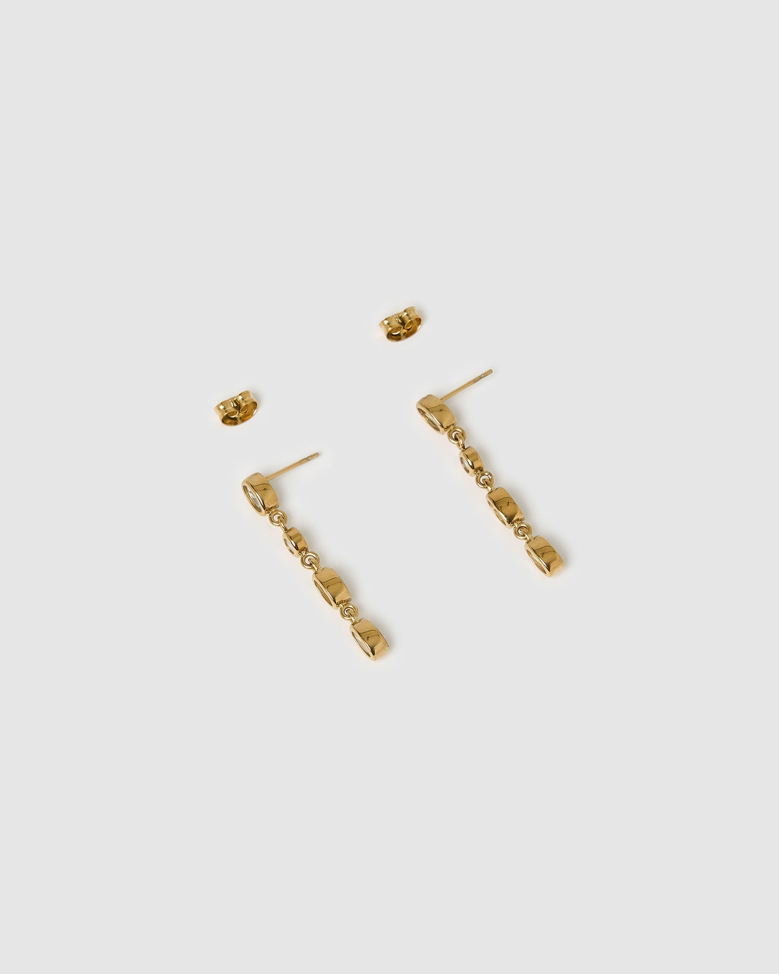 Brinco Isadora Cristal - Ouro 18K | SILLENE
