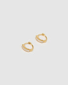 Brinco Khloe Esmeralda - Ouro 18K | SILLENE