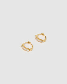 Brinco Khloe Esmeralda - Ouro 18K | SILLENE