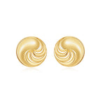 Brinco Leila Espiral - Ouro e Prata | SILLENE - acabamento em ouro 18K