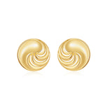 Brinco Leila Espiral - Ouro e Prata | SILLENE - acabamento em ouro 18K