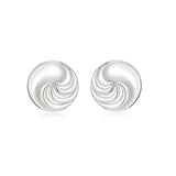 Brinco Leila Espiral - Ouro e Prata | SILLENE - acabamento em prata