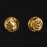 Brinco Leila Espiral - Ouro e Prata - detalhe 03 | SILLENE