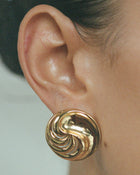 Brinco Leila Espiral - Ouro e Prata - detalhe 06 | SILLENE