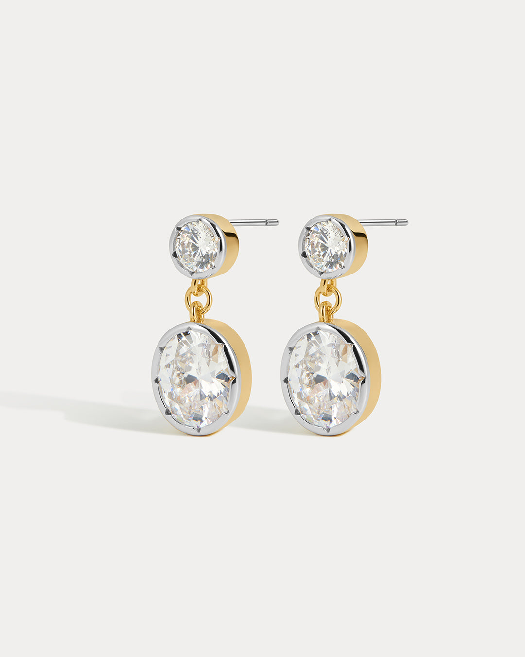 Brinco Marais Pendente com Zircônia - Ouro 18K | SILLENE
