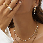Brinco Mimi Pérola - Ouro 18K | SILLENE