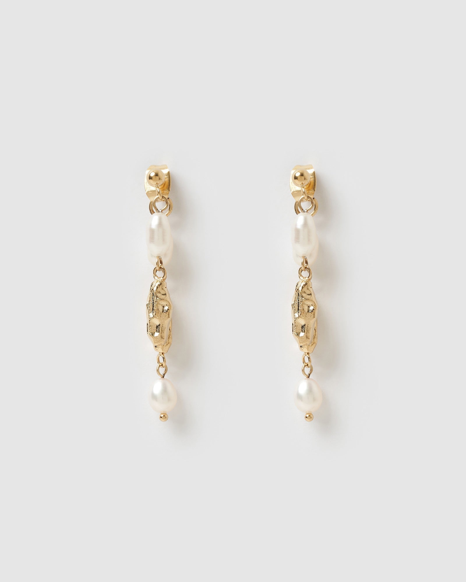 Brinco Mimi Pérola - Ouro 18K | SILLENE