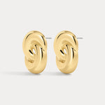 Brinco Nó Solstice - Ouro 18K | SILLENE