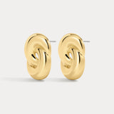 Brinco Nó Solstice - Ouro 18K | SILLENE