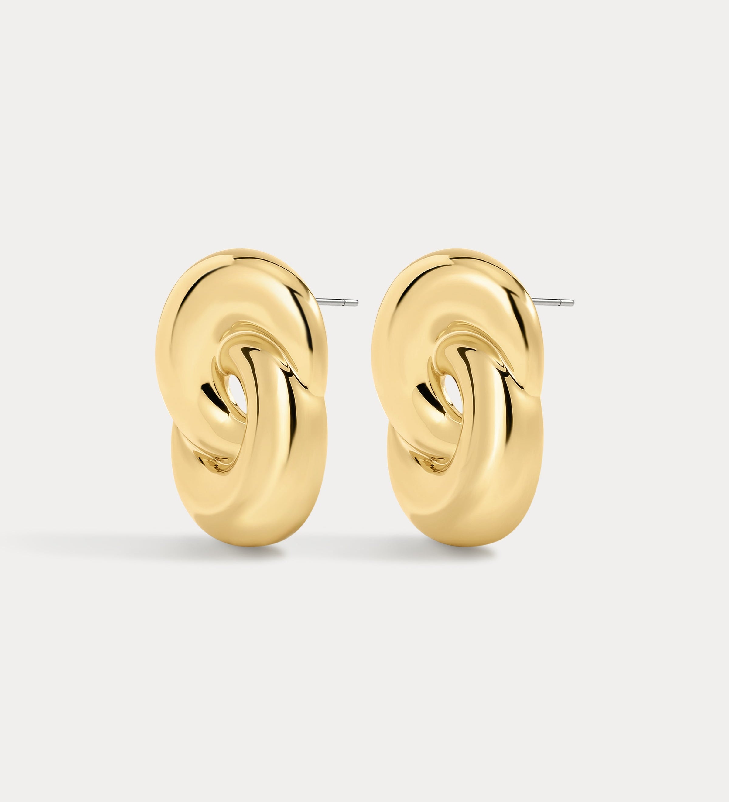 Brinco Nó Solstice - Ouro 18K | SILLENE