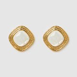 Brinco Ophelia Madrepérola - Ouro 18K | SILLENE