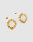 Brinco Ophelia Madrepérola - Ouro 18K | SILLENE