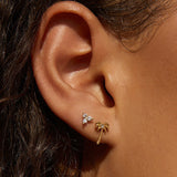 Brinco Palm Springs - Ouro 18K - detalhe 02 | SILLENE