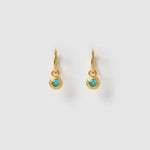Brinco Pedra do Mês - Ouro 18K | SILLENE - Março