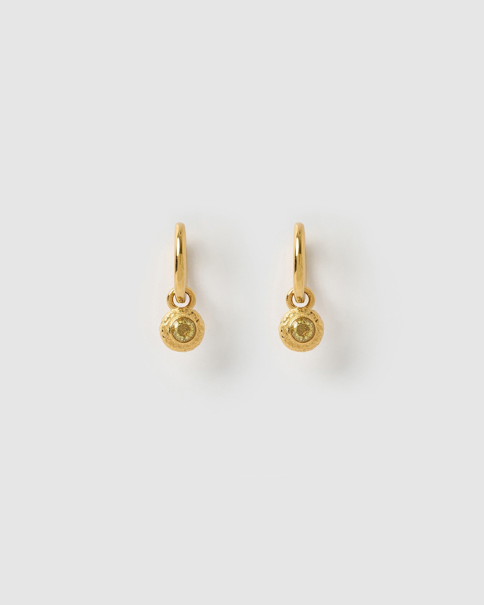 Brinco Pedra do Mês - Ouro 18K | SILLENE - Novembro