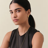 Brinco Ponto Radiante - Ouro 18K | SILLENE - uso