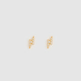 Brinco Raio Lightning - Ouro 18K | SILLENE
