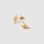 Brinco Raio Lightning - Ouro 18K | SILLENE