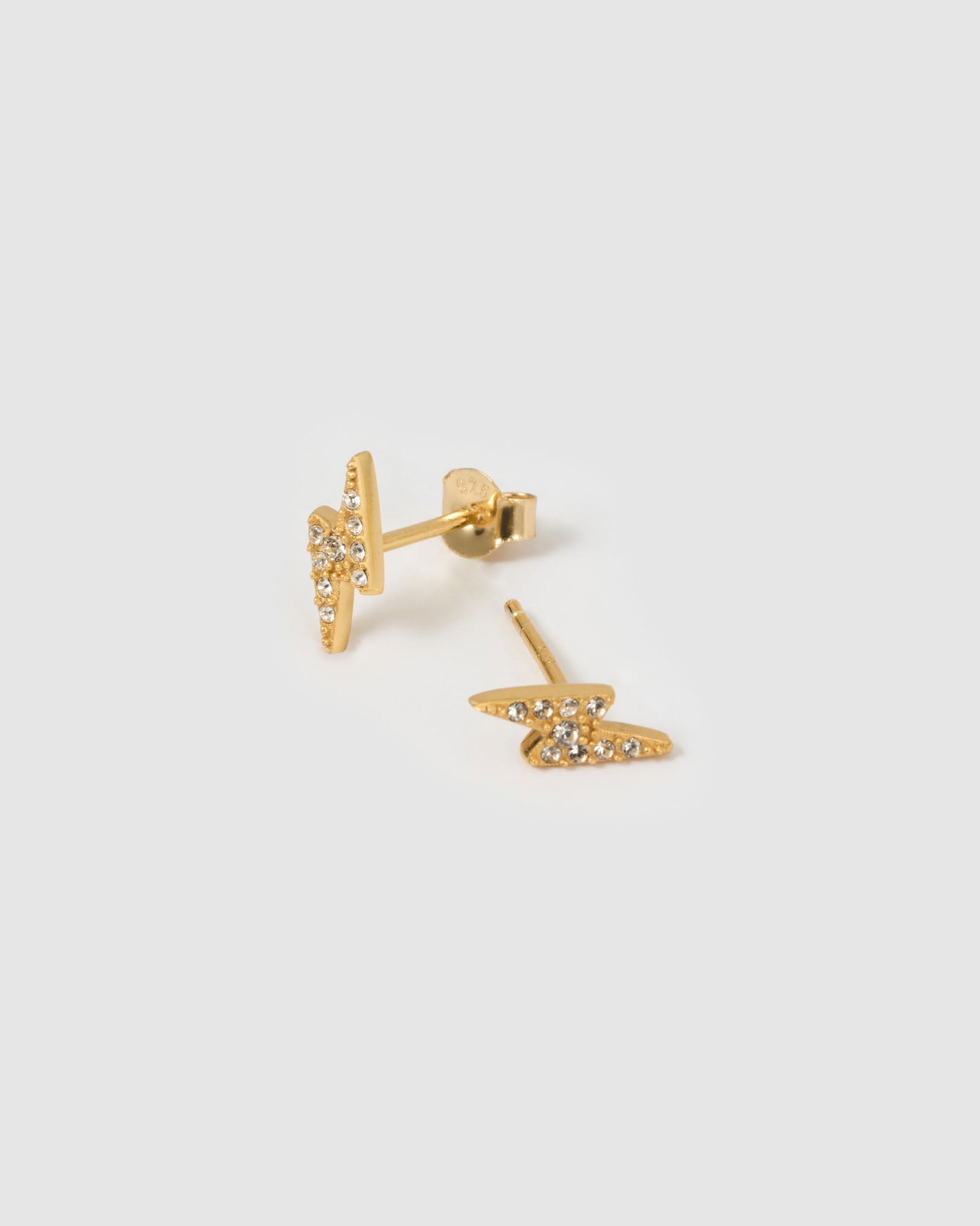 Brinco Raio Lightning - Ouro 18K | SILLENE
