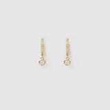 Brinco Rhodes Pedra - Ouro 18K | SILLENE
