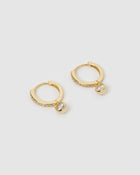 Brinco Rhodes Pedra - Ouro 18K | SILLENE