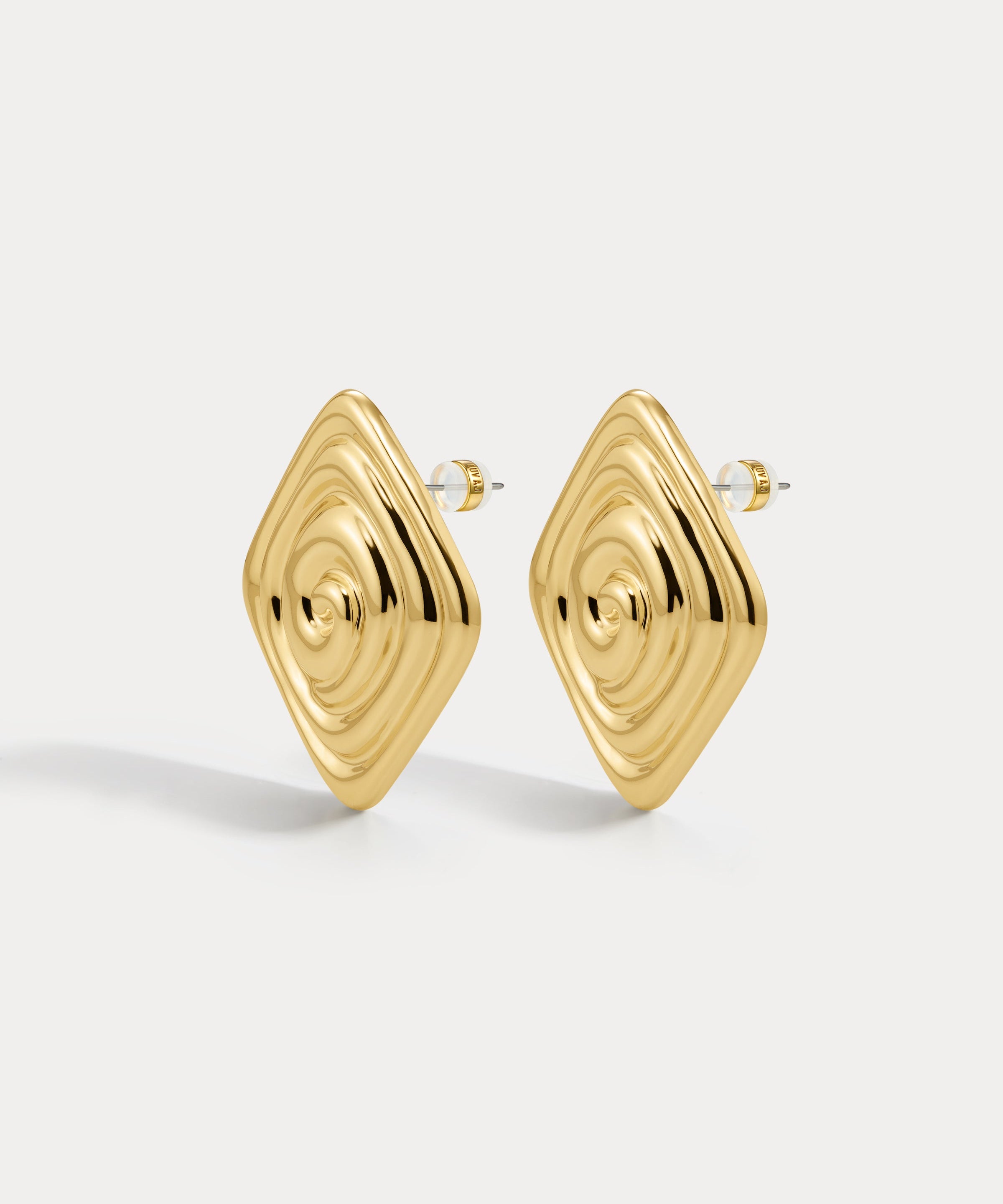 Brinco Seychelles Espiral Oversized - Ouro 18K | SILLENE