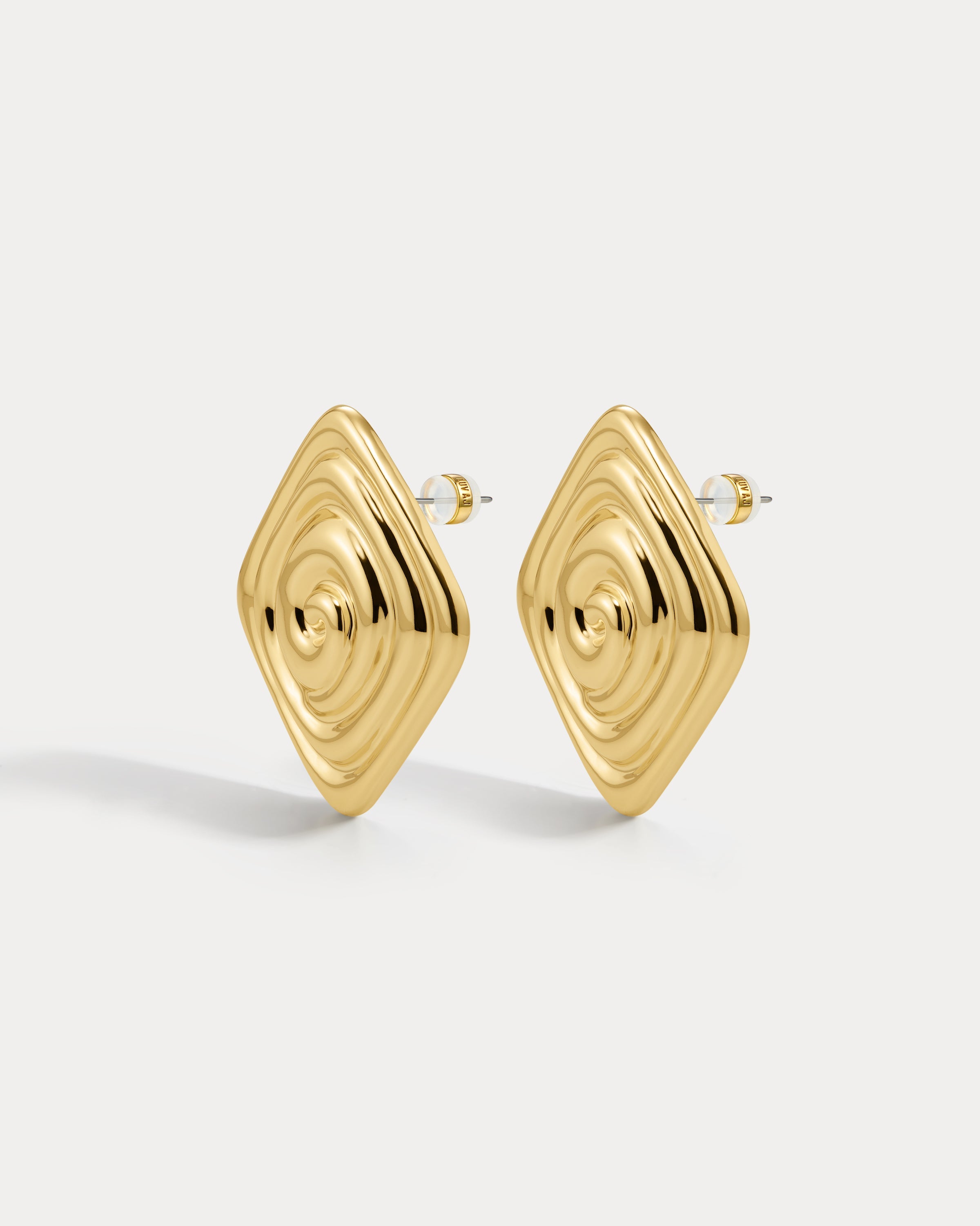 Brinco Seychelles Espiral Oversized - Ouro 18K | SILLENE