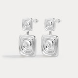 Brinco Seychelles Espiral - Prata | SILLENE