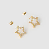Brinco Sharpay - Ouro 18K | SILLENE