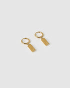 Brinco Tag Beau - Ouro 18K | SILLENE