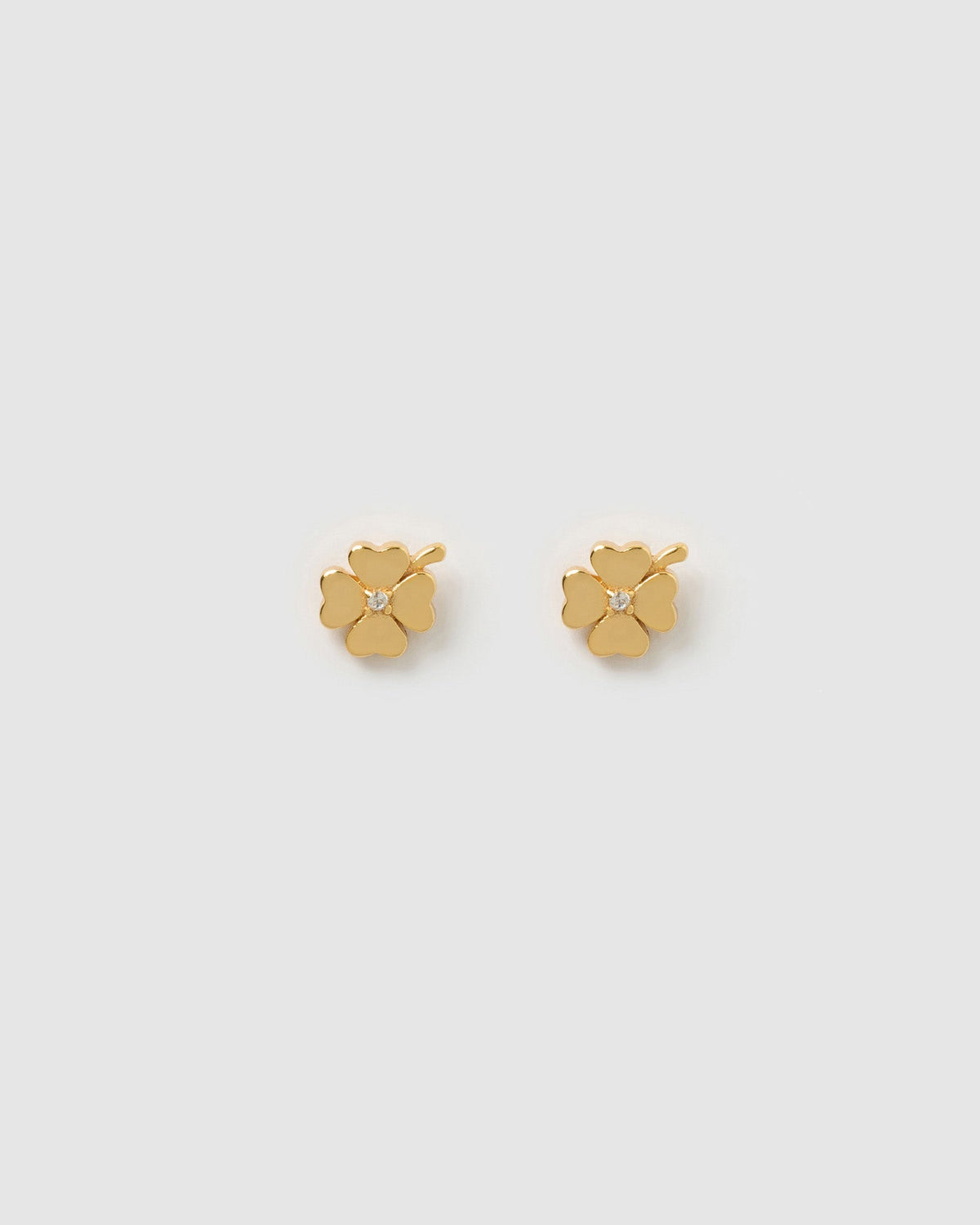 Brinco Trevo de Quatro Folhas - Ouro 18K | SILLENE