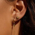 Brinco Trevo de Quatro Folhas - Ouro 18K - detalhe 02 | SILLENE