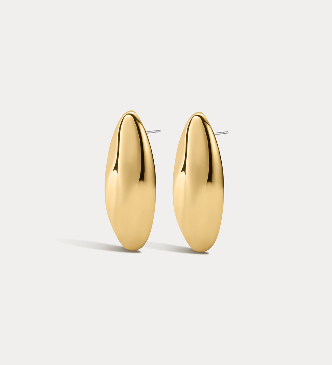 Brinco XL Orb Orgânico - Ouro e Prata | SILLENE - acabamento em ouro 18K