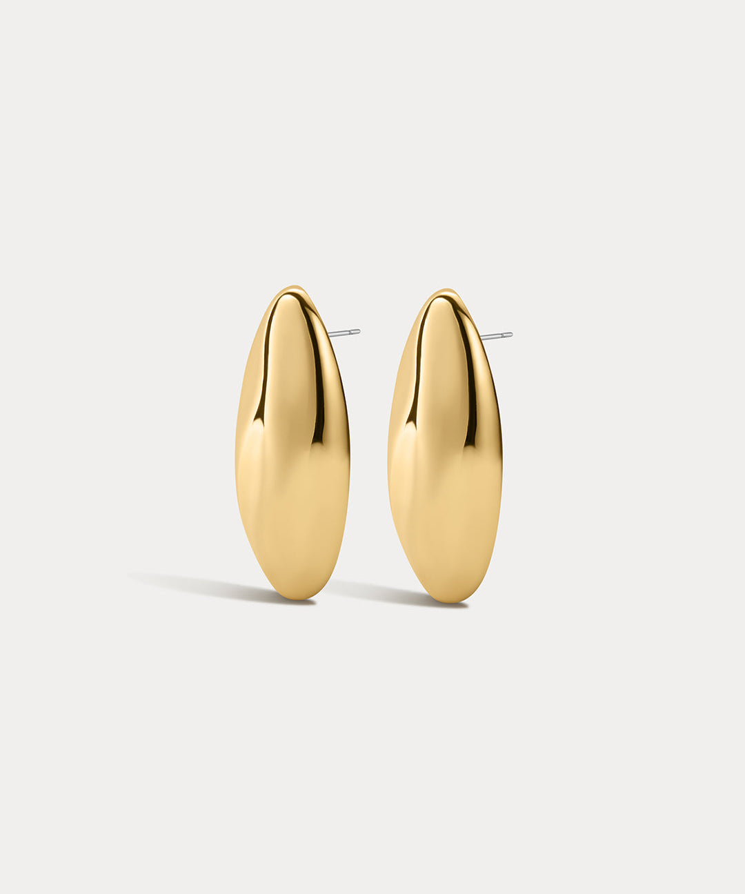 Brinco XL Orb Orgânico - Ouro e Prata | SILLENE - acabamento em ouro 18K