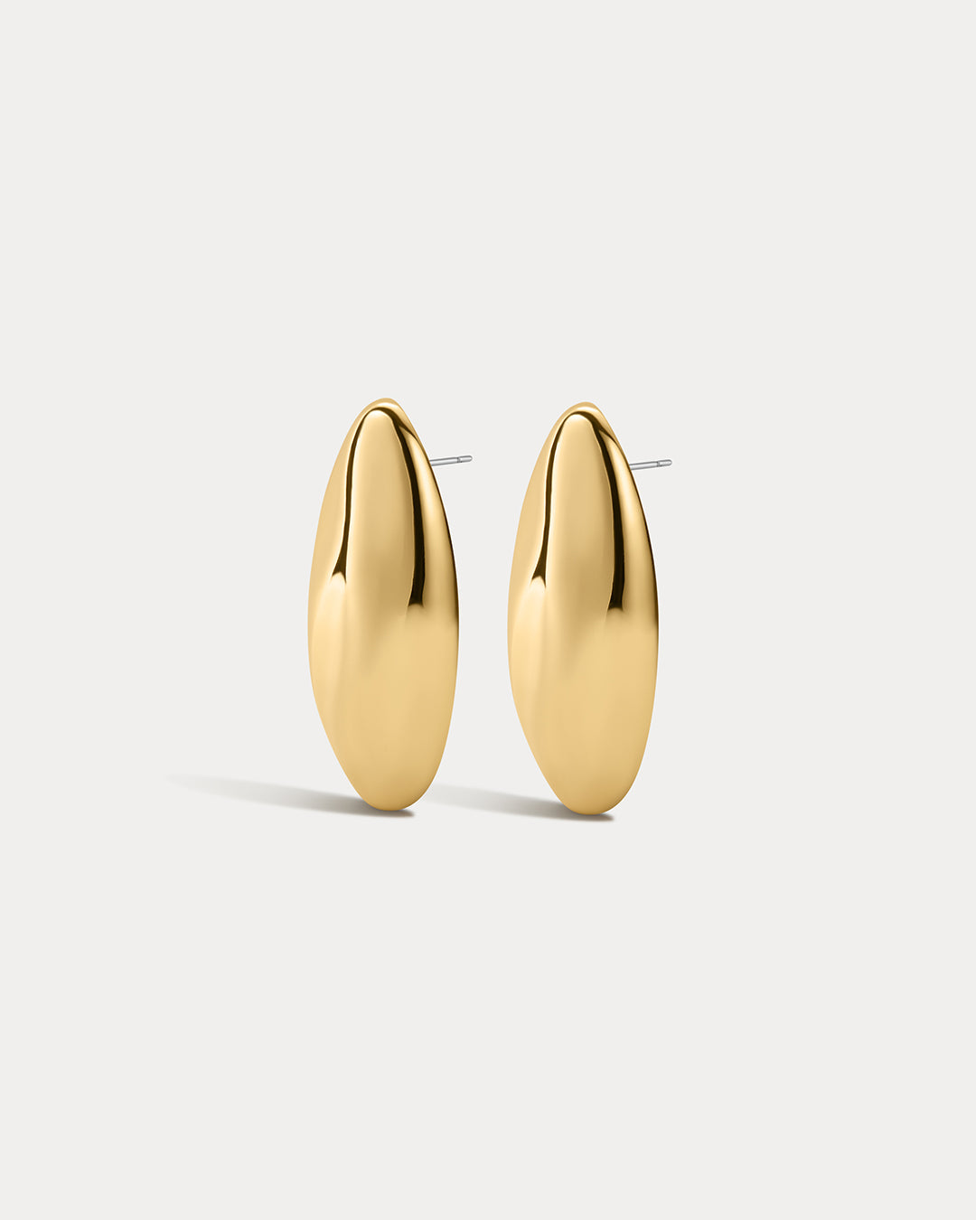Brinco XL Orb Orgânico - Ouro e Prata | SILLENE - acabamento em ouro 18K