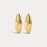Brinco XL Orb Orgânico - Ouro e Prata | SILLENE - acabamento em ouro 18K
