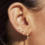 Brinco Yael - Ouro 18K | SILLENE - uso