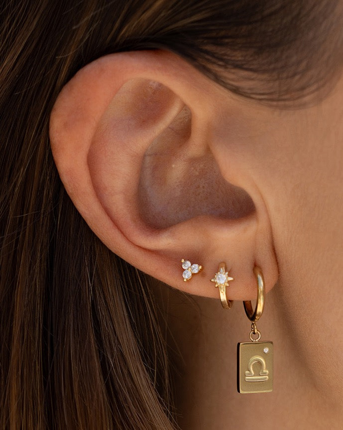 Brinco Zodíaco - Ouro 18K | SILLENE
