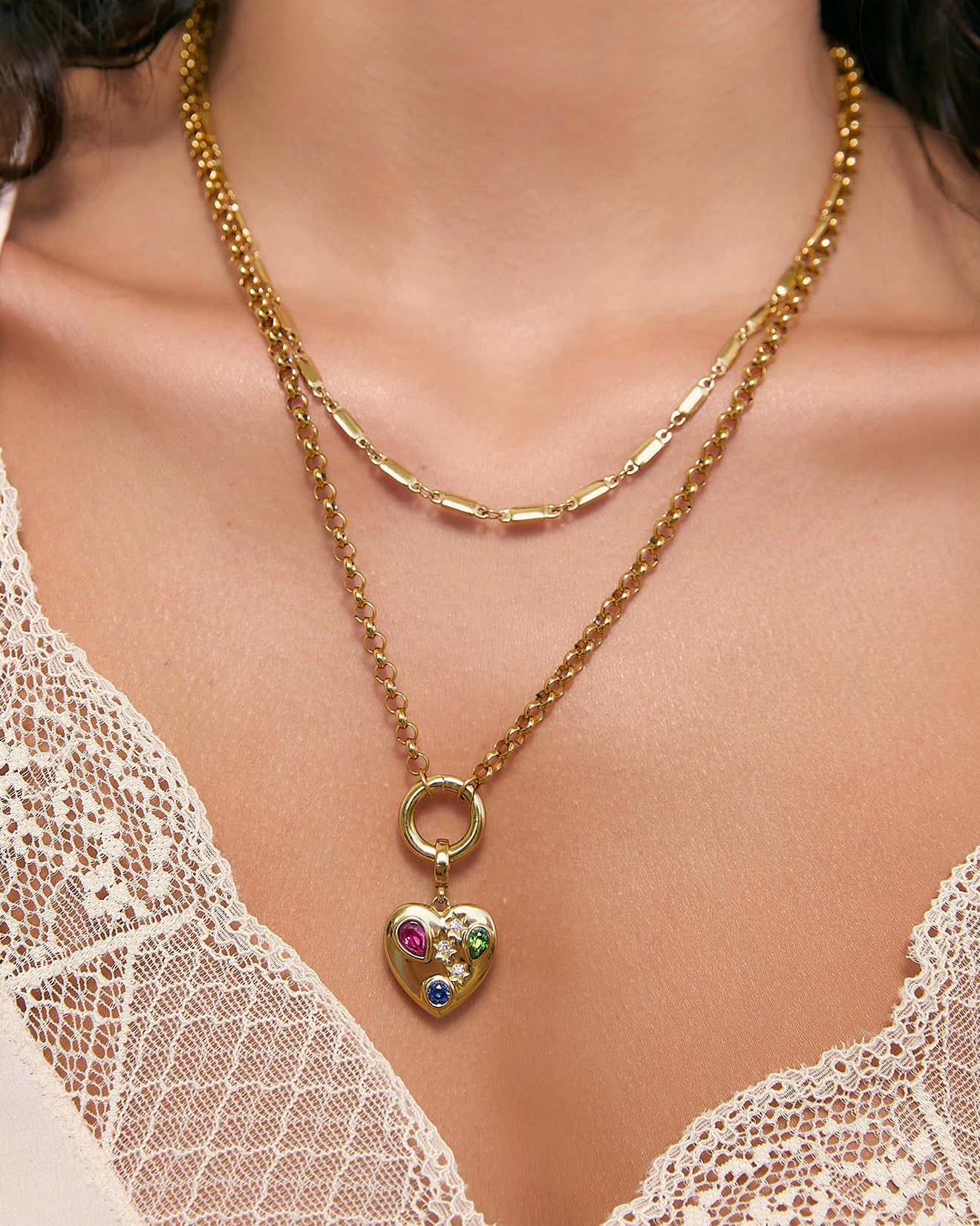 Colar Argola Circle - Ouro 18K | SILLENE