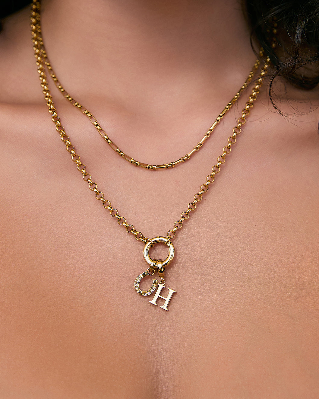Colar Argola Circle - Ouro 18K | SILLENE