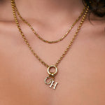 Colar Argola Circle - Ouro 18K | SILLENE