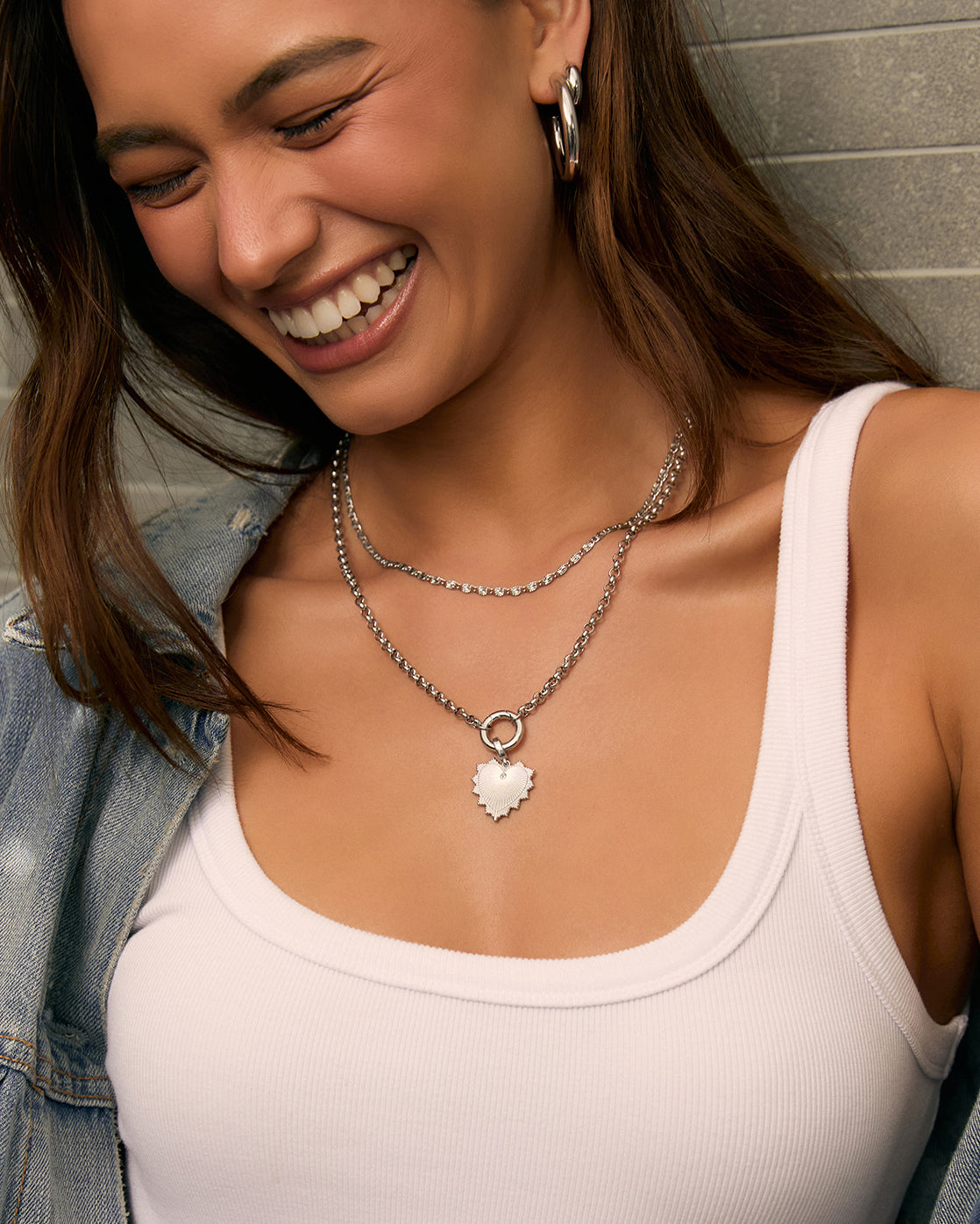 Colar Argola Circle - Prata | SILLENE