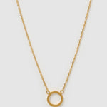 Colar Argola O - Ouro 18K | SILLENE