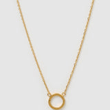 Colar Argola O - Ouro 18K | SILLENE
