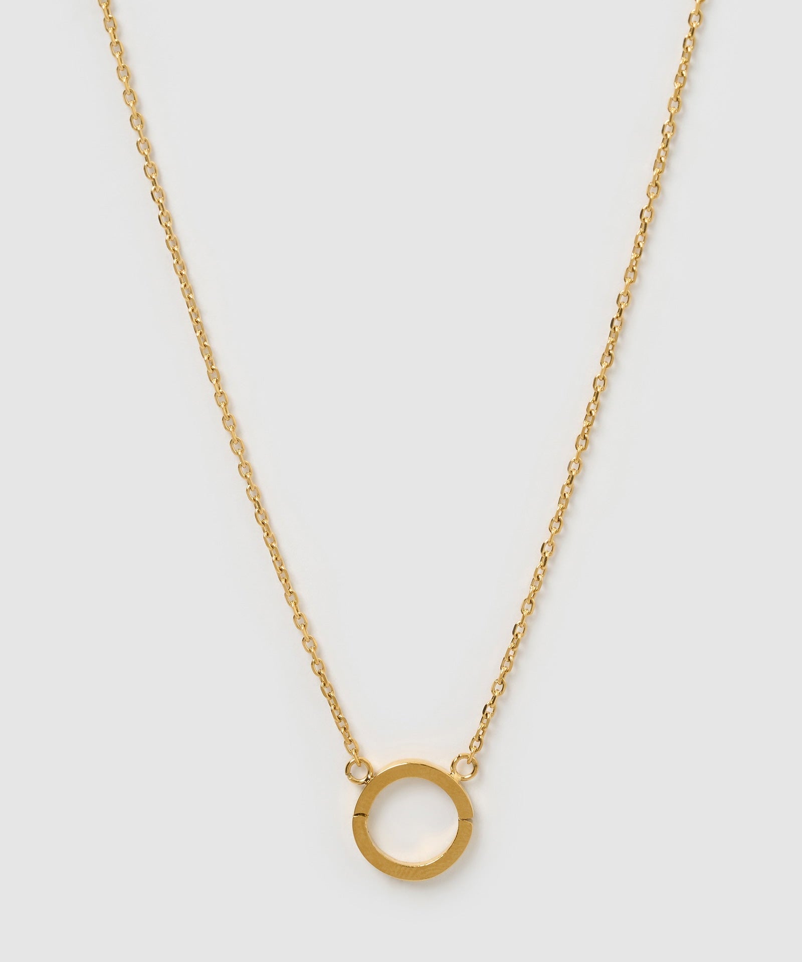 Colar Argola O - Ouro 18K | SILLENE