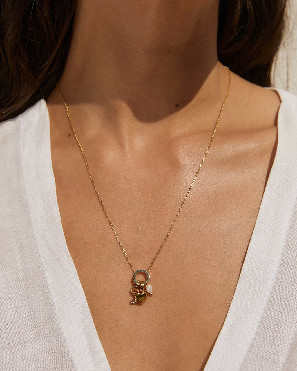 Colar Argola O - Ouro 18K | SILLENE