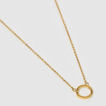 Colar Argola O - Ouro 18K | SILLENE