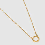 Colar Argola O - Ouro 18K | SILLENE